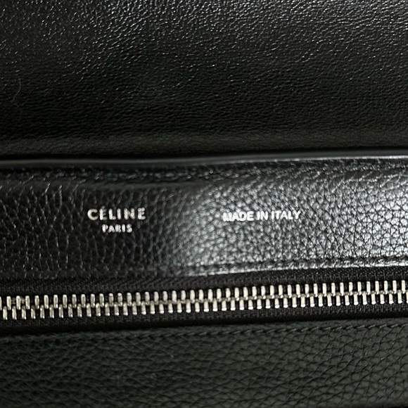 Celine Trapeze Bag black leather and suede - Picture 6 of 16